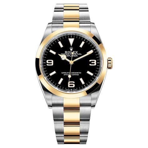 rolex explorer two-tone|rolex explorer 2 36mm.